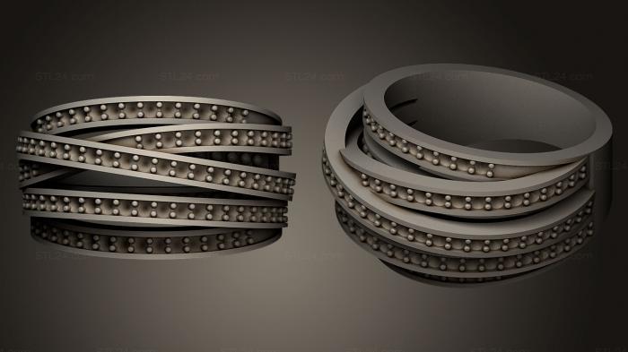 Ювелирные перстни и кольца (Кольцо 86, JVLRP_0187) 3D модель для ЧПУ станка